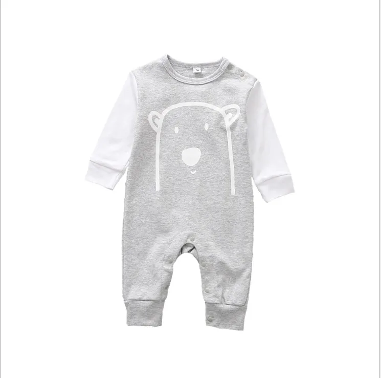 High quality 100% cotton baby romper with lovely 3D pattern design