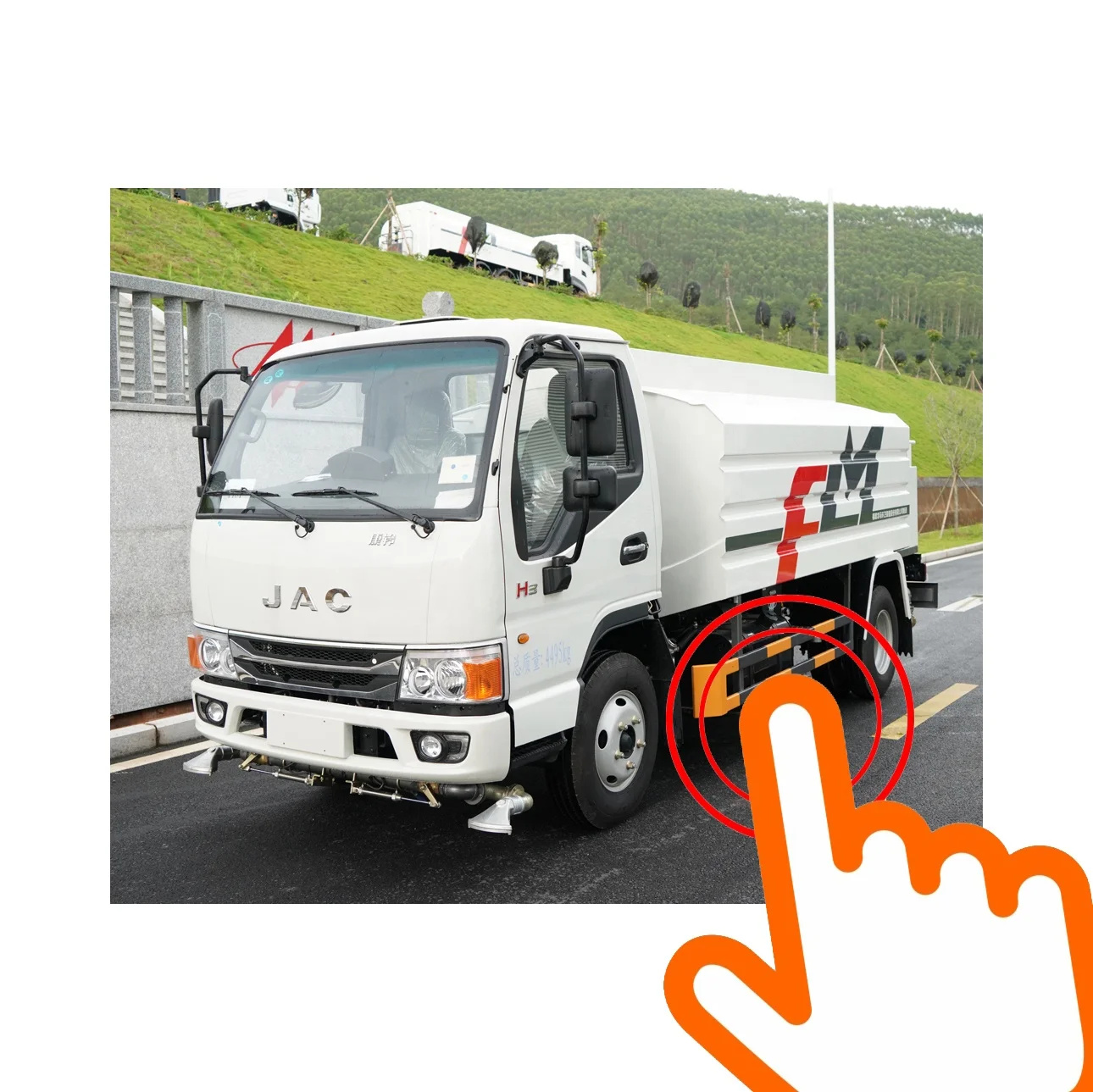 Fulongma резервуар для воды-моечная машина для грузовиков Мерседес Бенц