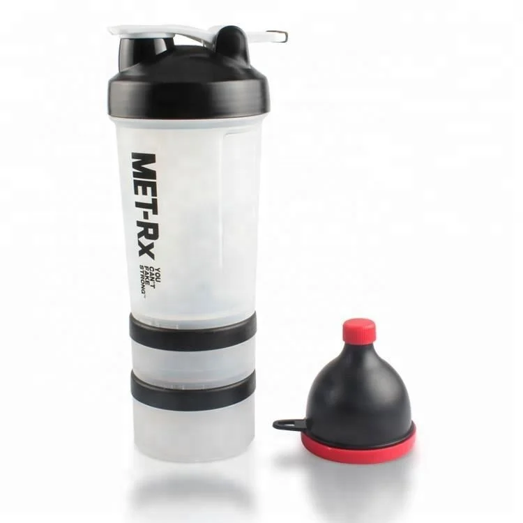Protein Shaker Bottles Single Wall Bottles Wholesale Plastic with Lid Cheap BPA Free Plastic for Sports Gym Water Bottles PE
