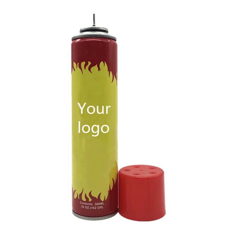 300ML Cheap Butane Gas OEM Brand Neon Premium Performance Expectation Butane Gas Lighter Refill