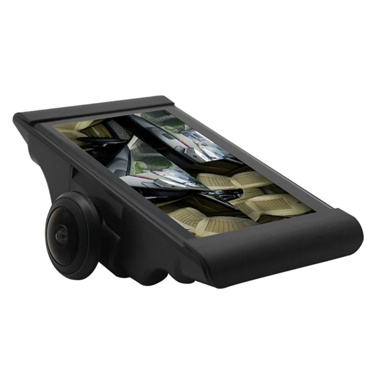 4.5Inch wider screen touch dashcam 360 degree all-view DVR camera panoramic car surveillance video recorder camera