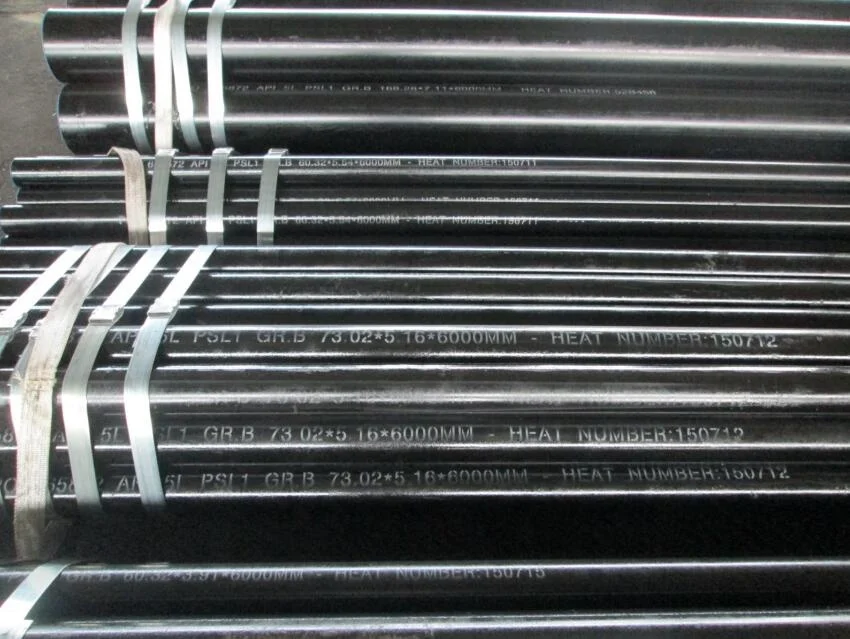 Seamless Carbon Steel Pipe API 5L GR B X42 X52 X60 PSL2 Carbon Steel Tube
