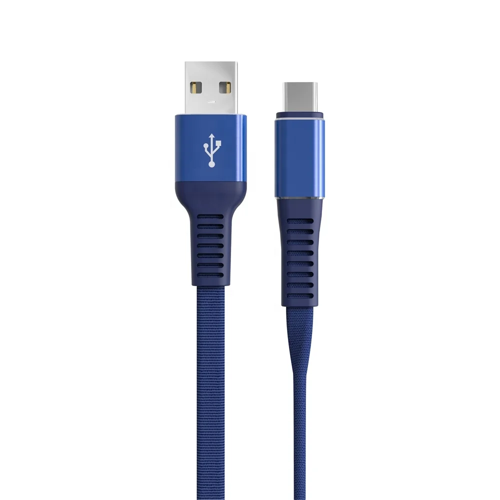 Фабричная цена новый стиль USB A к C Ткань быстрой зарядки и передачи данных
