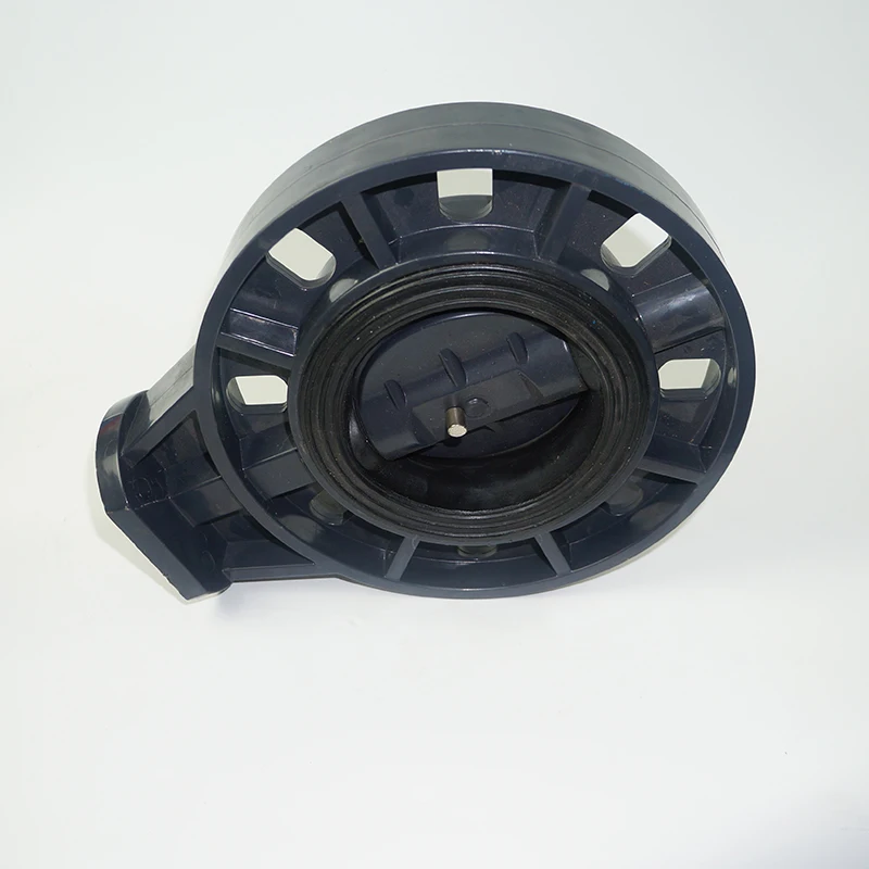 AC220V AC24V DC24V 4-20mA actuator UPVC Plastic butterfly valve electric pvc valve