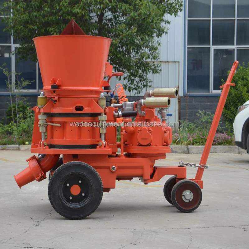 5m3/h air motor driven gunning shotcrerte machine For Construction Concrete Sprayer