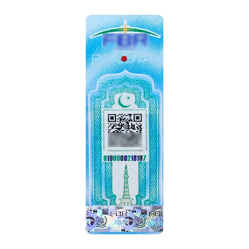 Custom Logo High Quality Waterproof Scratch Off Qr Code Hologram Clothes Label Sticker