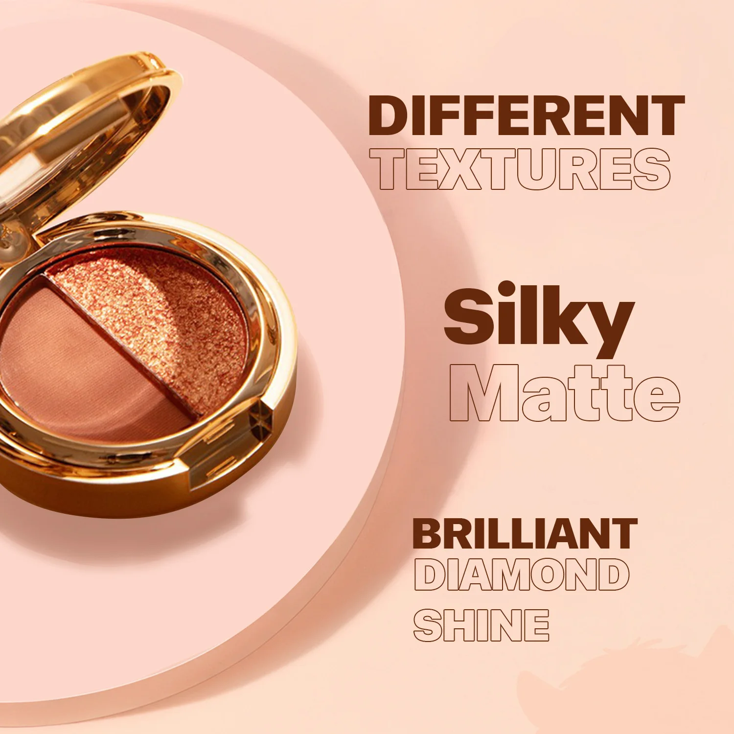 Custom Eyeshadow Palette Matte Eye Shadow Makeup High Pigmented Naturing-Looking Glitter Eyeshadow