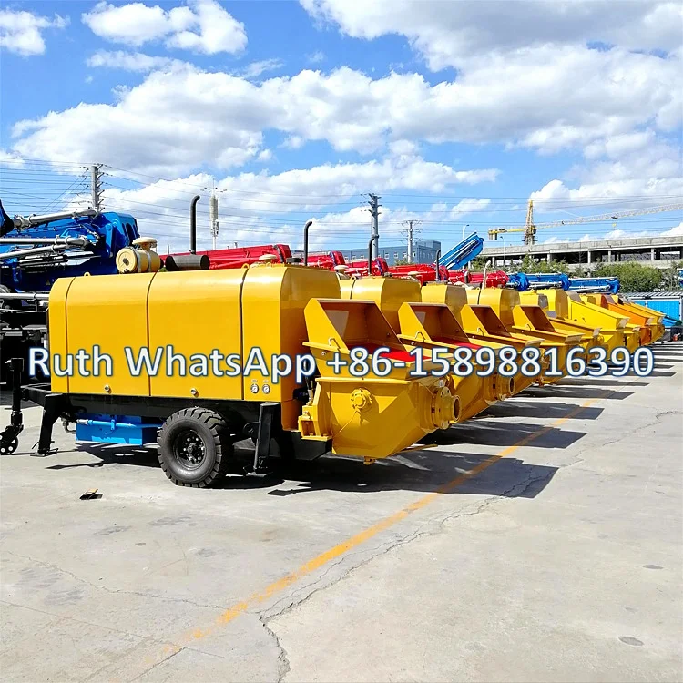 Китай бетономешалка заводская цена бренд JIUHE/JH DHBT50 бетононасос