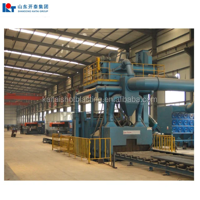 Steel Pipe Cleaning Equipment Shot Blasting Machine with Long Service Life