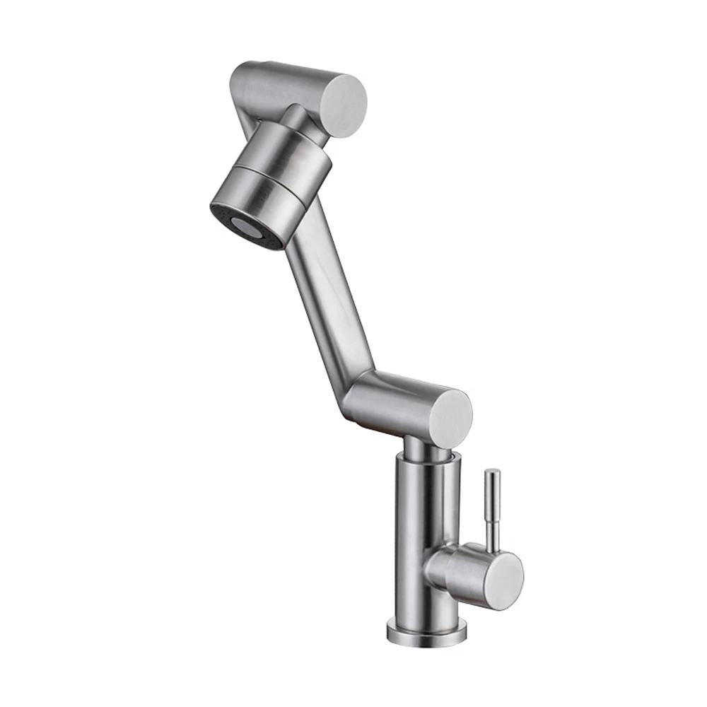 Faucet Wall Mount Commercial Stainless Steel Kitchen Sink simple design folding water Faucet