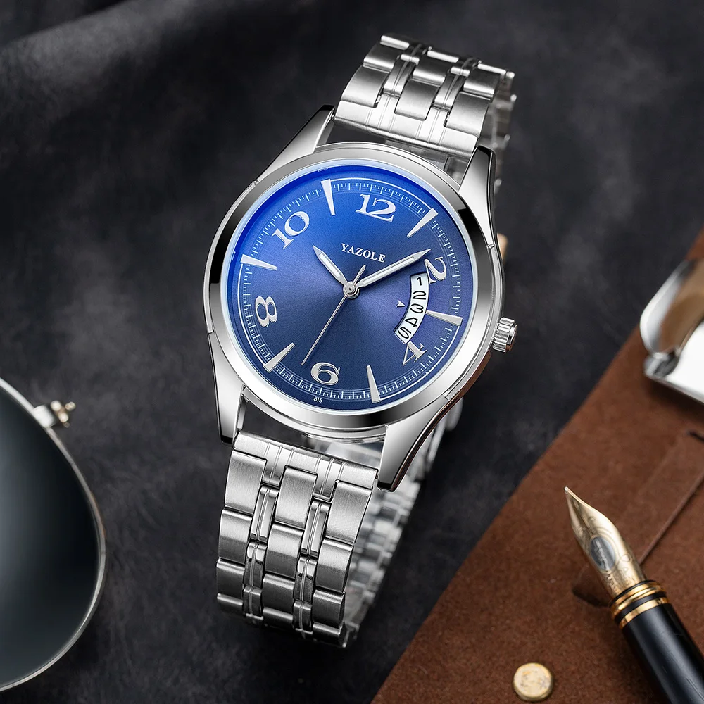 Hot Selling Mens Watches Analog Quartz Business Classic Trendy Stainless Steel Men Watch