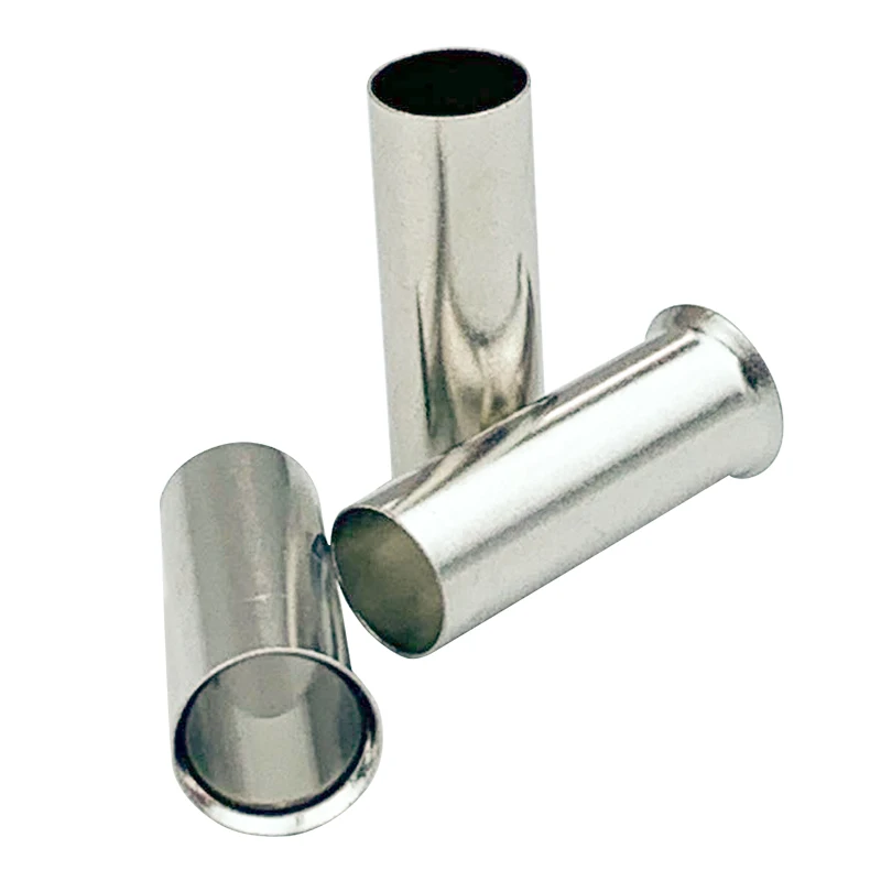 oem plug EN wear resistance spade crimp wire terminal butt electrical cable tubular electric Tube Pre Insulating Terminal