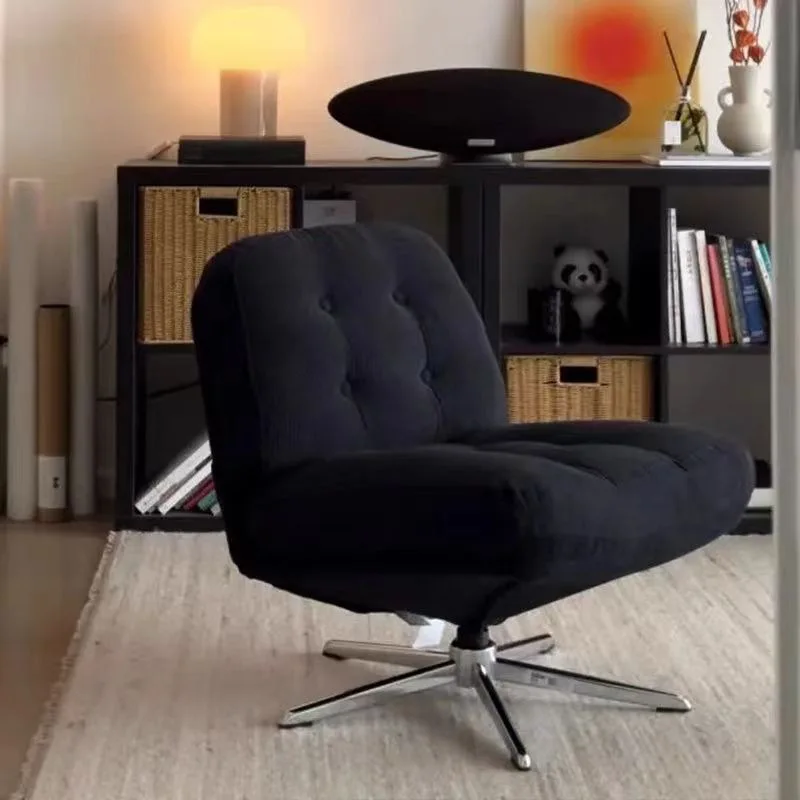 Velvet Design Leisure Chair Swivel Accent Chair Tufted Upholstered Living Room Single Sofa Chair 360-degree