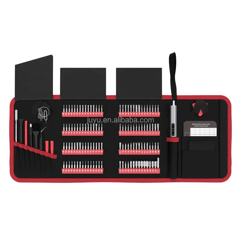 Screwdriver Sets 142 Piece Electronics Precision Screwdriver with 120 Bits Magnetic Repair Tool Kit for iPhone, MacBook