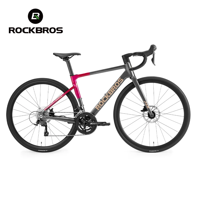 ROCKBROS 20 speed 700C Road Bicycle Men Women Lightweight cycling Adult Oil hydraulic disc brake Bent Handlebar Bike