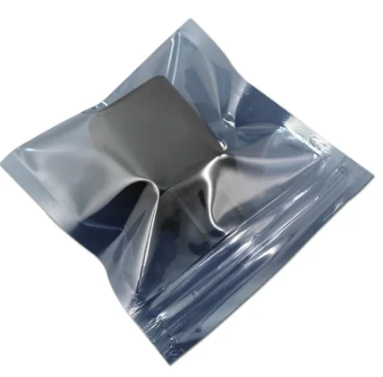 Antistatic Aluminum Storage Bag Zipper Lock Resealable Anti Static Pouch for Electronic Accessories Package ESD Bags