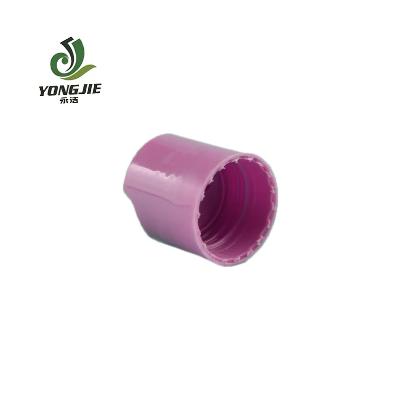 24/410 Colorful disc top cap Plastic press cap disc lid Customized disc top cap