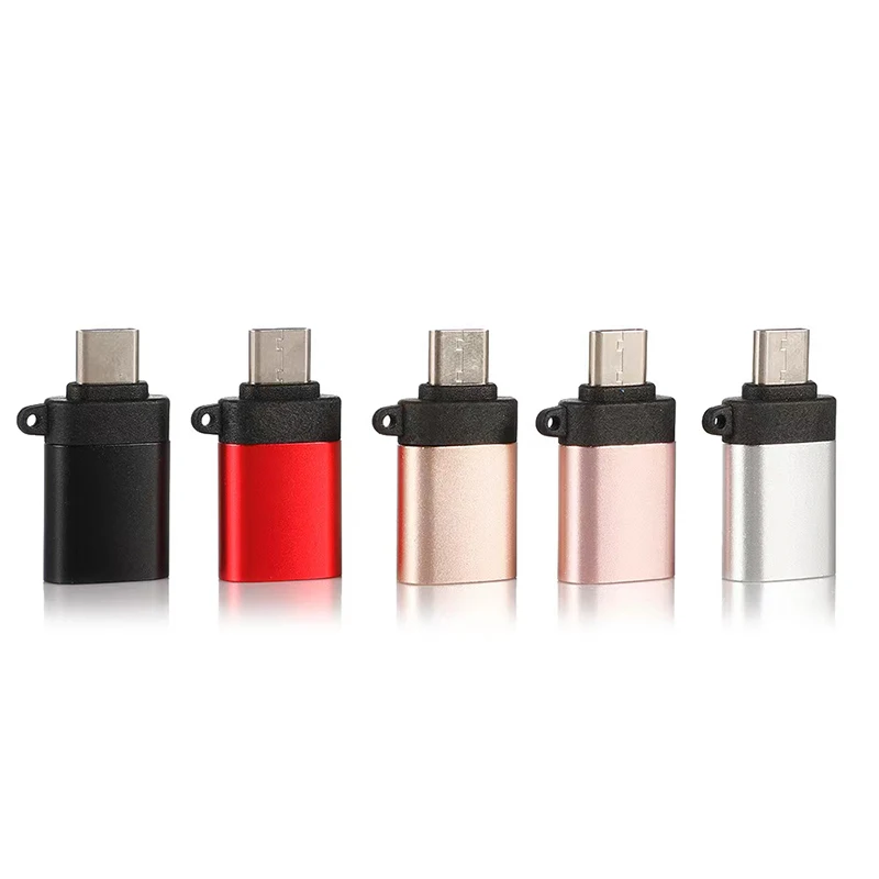 2 in 1 Mini USB to Type C 3.0 Fast Charging Data Cable OTG Adapter Converter for Android mobile phone