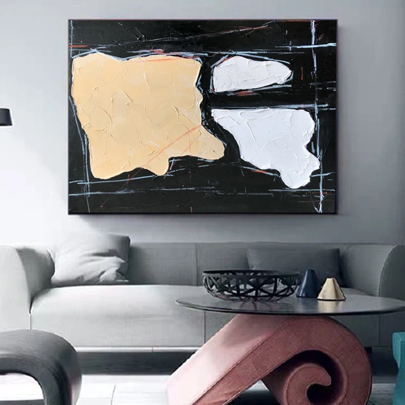 Living room Paintings And Wall Arts high quality handmade wall decoration abstract oil painting