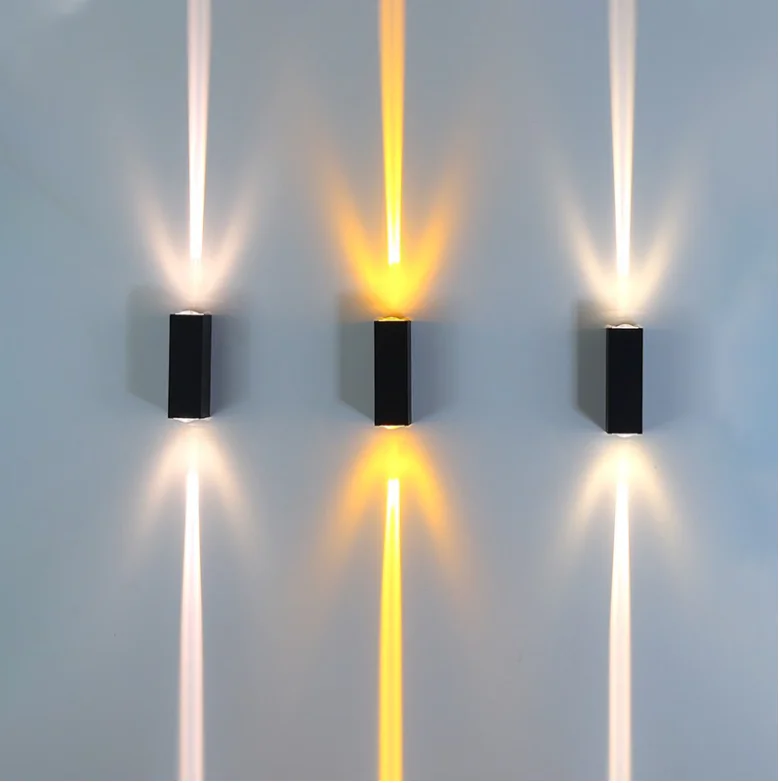 wall light for Spotlight Outdoor Waterproof Courtyard Double headed LED Wall Wash Lamp One Beam of Light Exterior  Wall Lamp