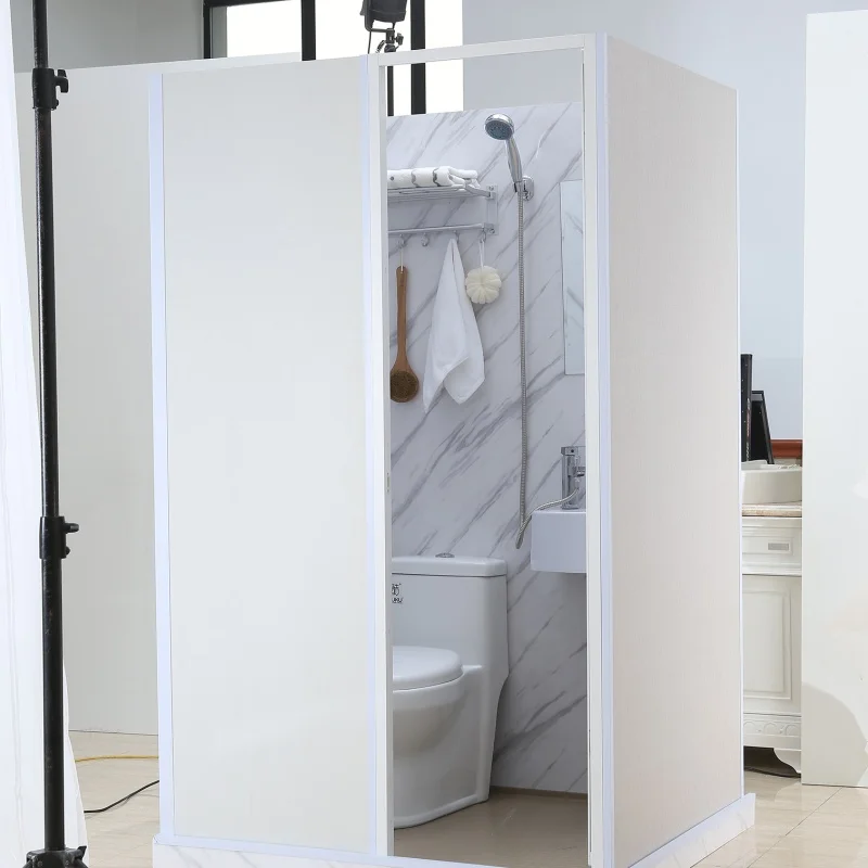 XNCP OEM Simple & Movable Integrated Bathroom Items Modern Sliding Design for Hotels and Outdoors Customized Whole Shower Room