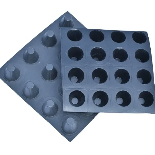 Водоотталкивающий дренажный лист для трассы Гольф-трассы высотой 20 мм 25