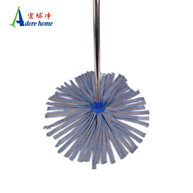 Mop rod rotating floor free hand washing mop office home universal tweak