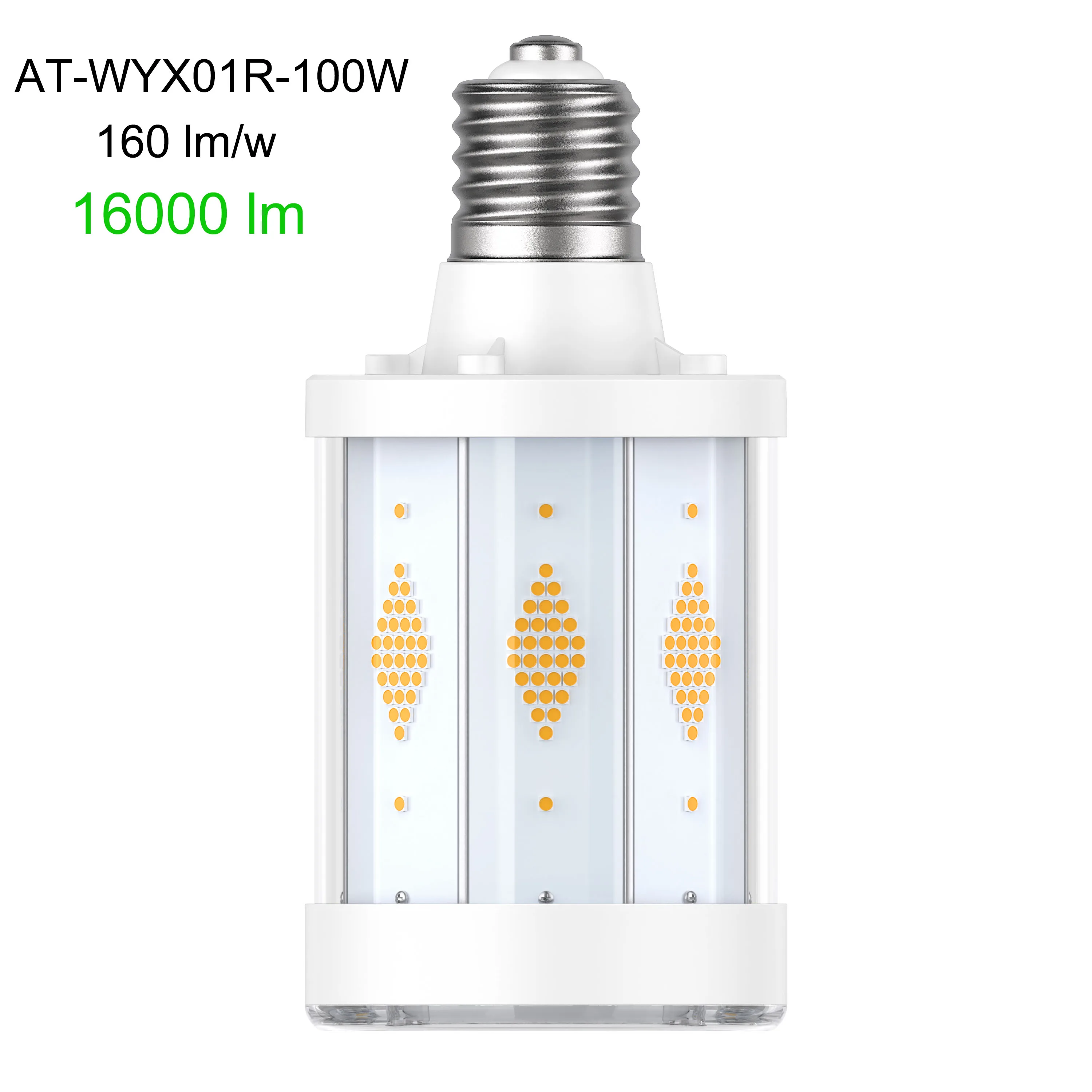 Сменная светодиодная кукурузная лампочка для уличного фонаря E27 E40 50W 80W 100W 150W
