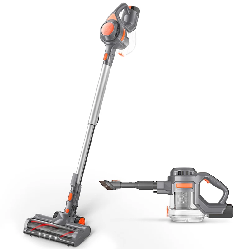 Shiny XL-618C Smart Home 24KPa Cordless Vacuum Cleaner With Touch Screen Low-noise For Hard Floors