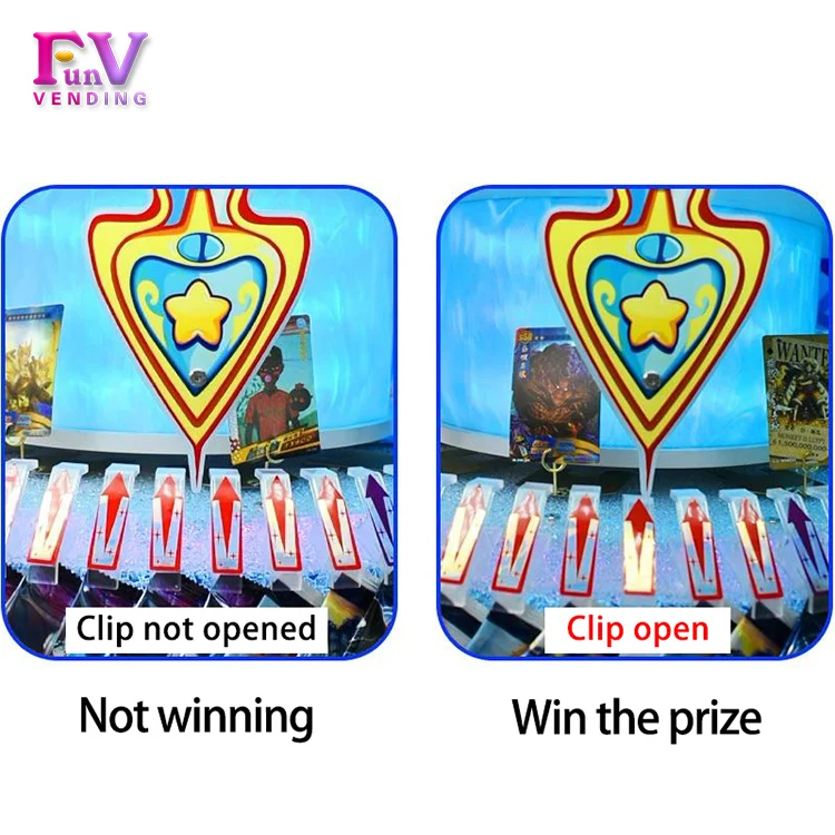 Factory direct sales High profit Lucky Push hit Clip Castle party Prize Game Machine