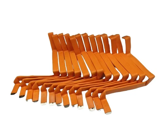 Epoxy Resin Nickel coated soft Busbars flex copper bus bar for electric forklift battery