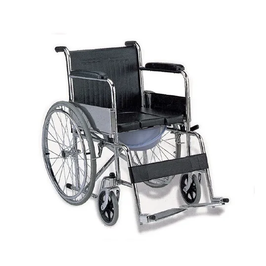 Steel Basic Standard Manual Lightweight Wheelchair for Elderly People