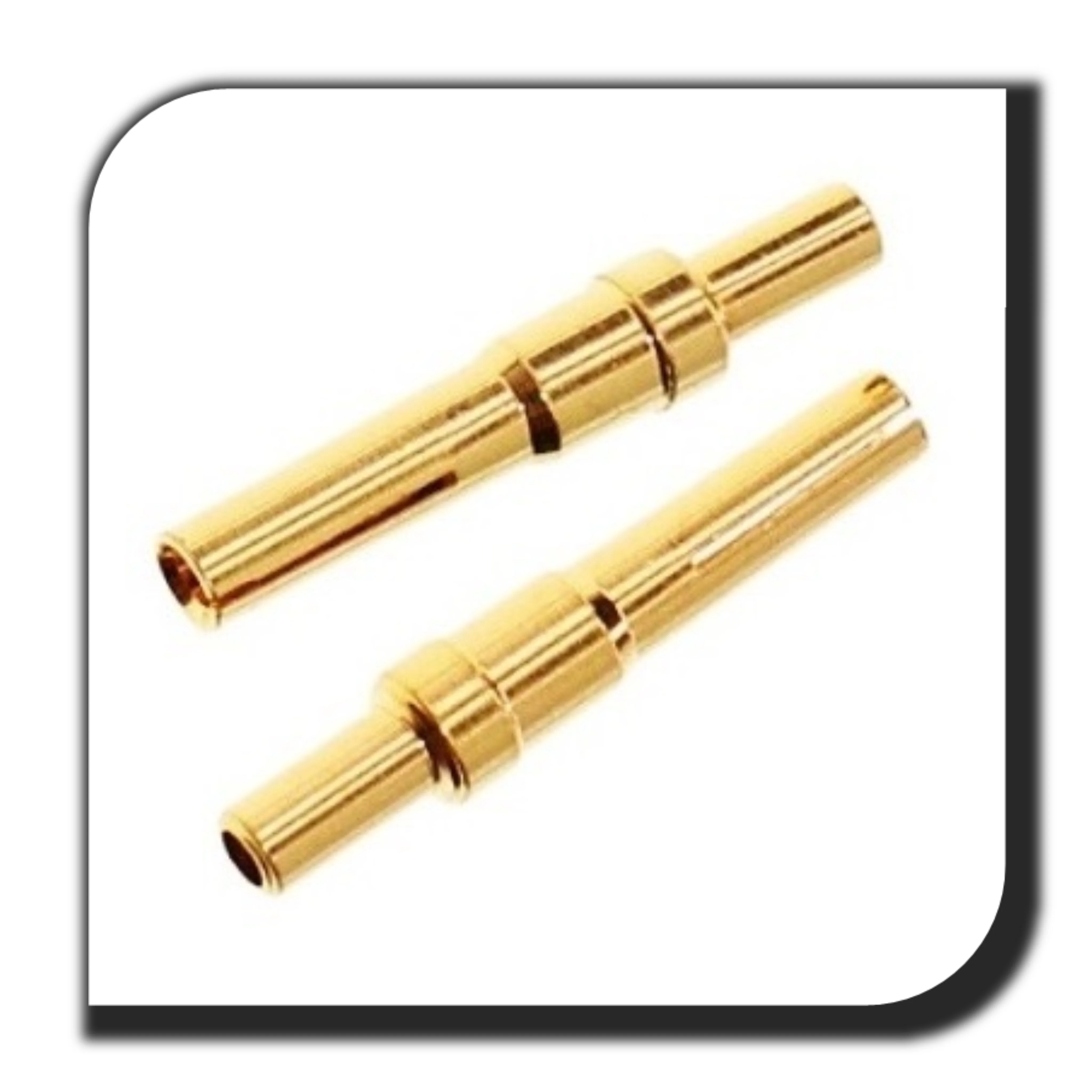 PCB copper welding pin female brass insert pin for welding conector