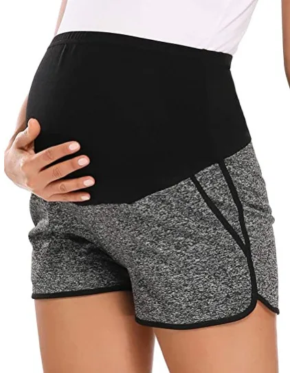 
pregnant sport yoga wear woman maternity sport short extra large size yoga fitness comfortable shorts 