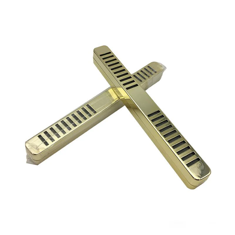 Long stick Golden plastic humidifier for cigar