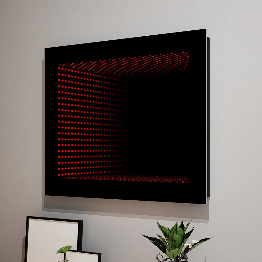 Hot Sale Lighted LED Bathroom 3D Infinity Mirror for Hotel