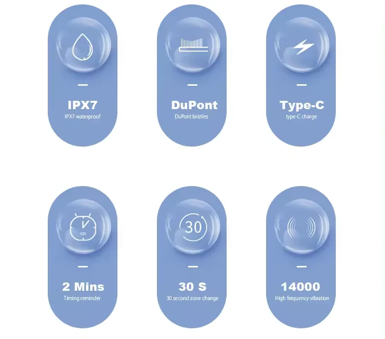 Sonic whitening smart automatic tooth brush for hotel home and travel use personal oral care electric toothbrush