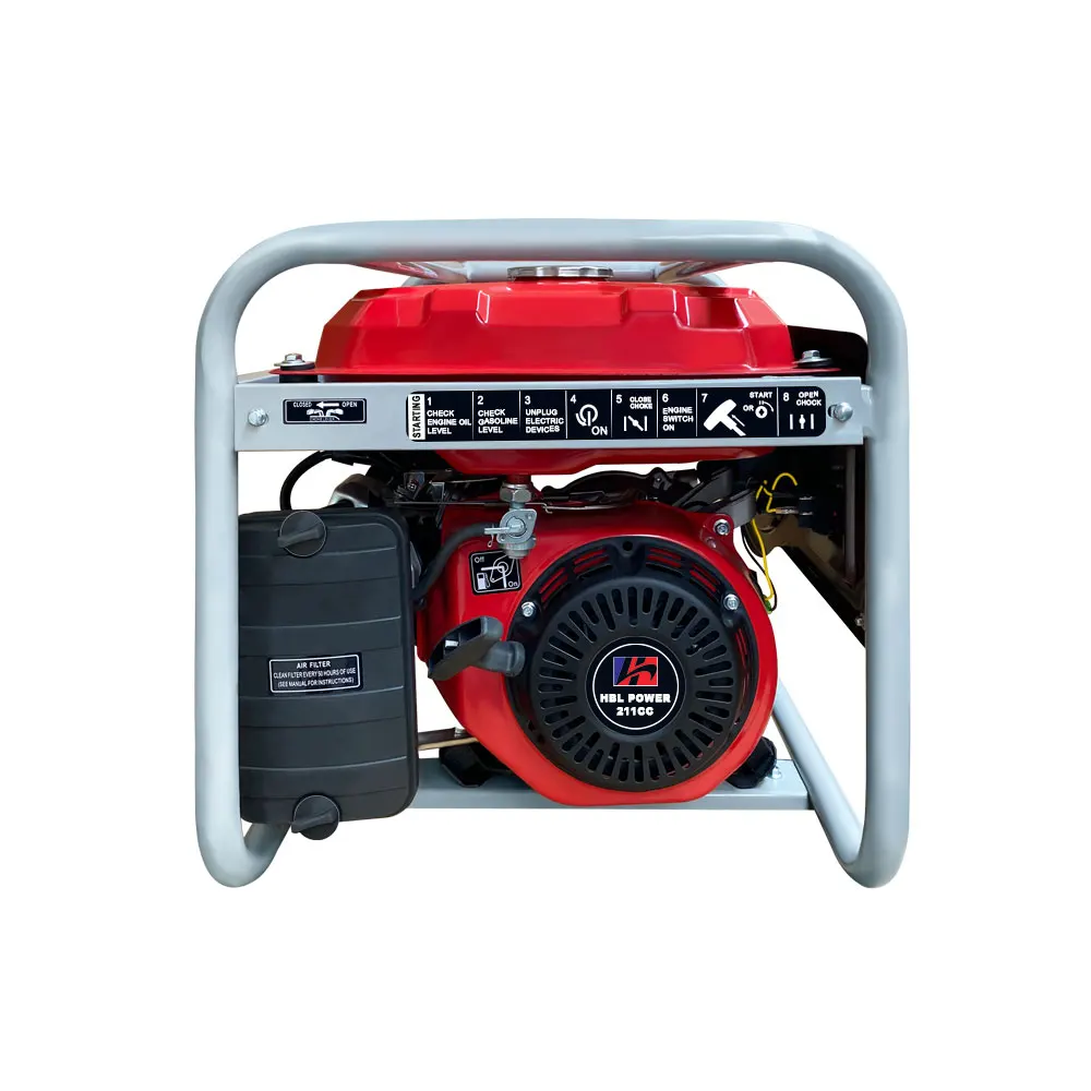 Chongqing Factory Direct Sale 220V 2KW Red Type Gasoline Generator