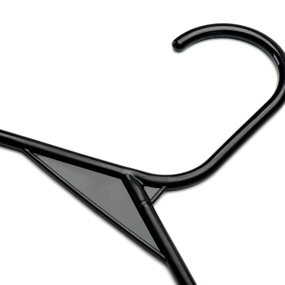Wal-Mart  Straight Supply China Factory Plastic Durable Plastic Adult Clothes Tubular Hangers