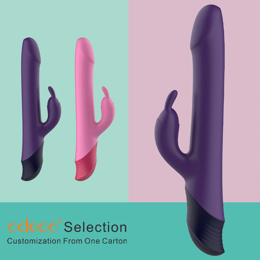 Odeco 3 in 1 Rabbit Vibrator Clitoris Stimulator G-spot consoladores para mujer vibrator for women