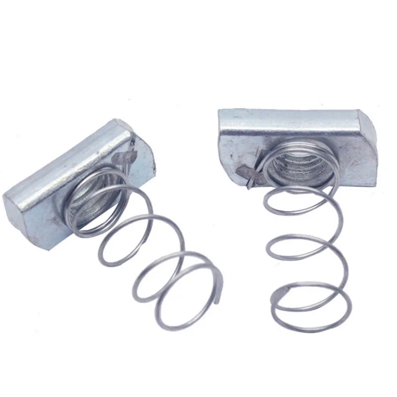 Гайка unistrut m10 гайка канала M6 M8 M10 M12 304 316 Пружинные гайки из нержавеющей стали