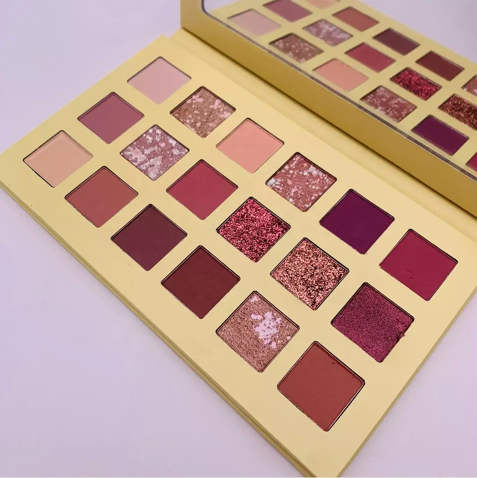 
cheap high quality beauty makeup vender price fall no logo nude custom eyeshadow palette 