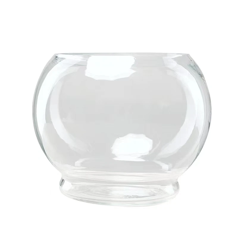 Modern Home Table Decor Hot Flowerpot Green Dill Lantern Vase Ball Jar Plant Pots Round Hydroponic Clear Glass Flower