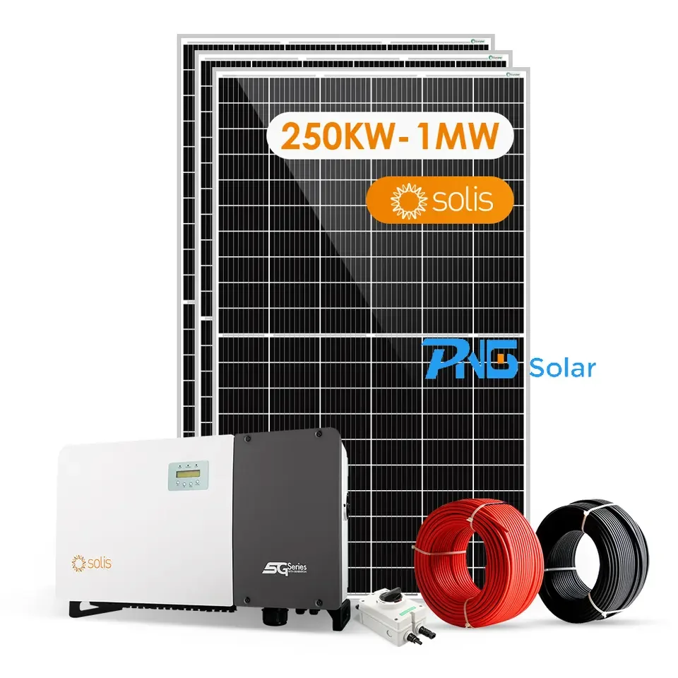 3kw 5kw 8kw 10kw 15kw on Grid Solar Power System for Home or Industry Use with Customized Bracket