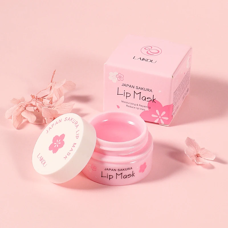 Moisturizing Peeling Reduce Lip Lines Repairing Care Natural Sakura Lip Mask