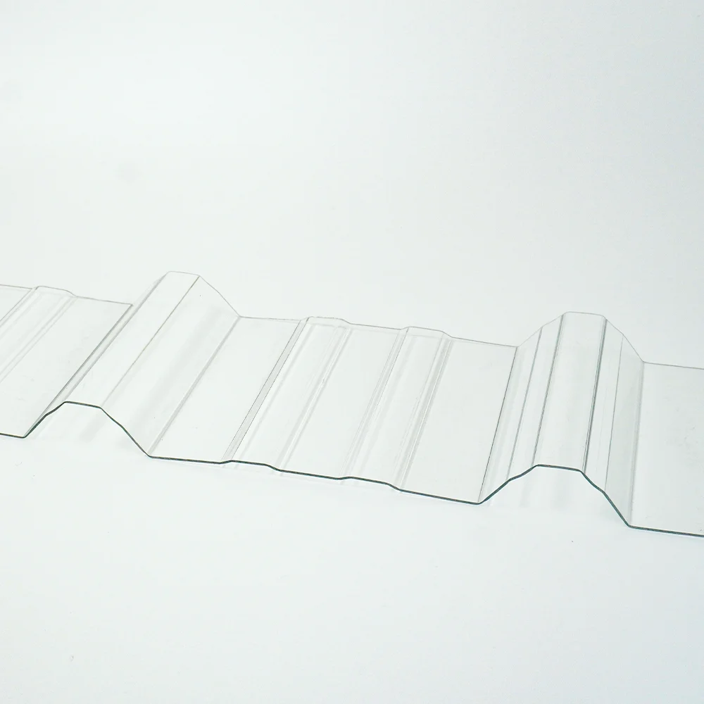 Excellent Weather Resistance Flexible Custom Polycarbonate Corrugated Roofing Sheet Clear Corrugated Plastic Sheet