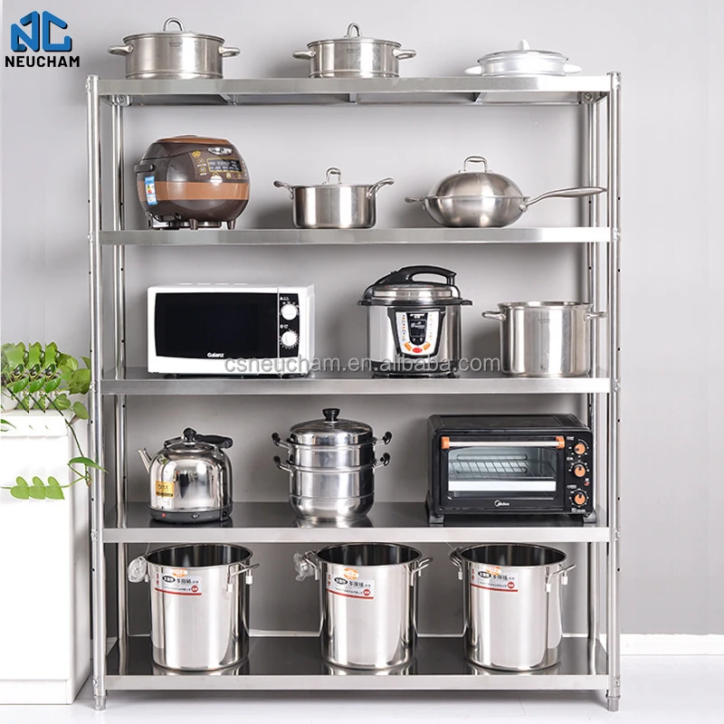 Manufacturer Direct Sales Wholesale All Metal Kitchen Storage Rack With Large Space