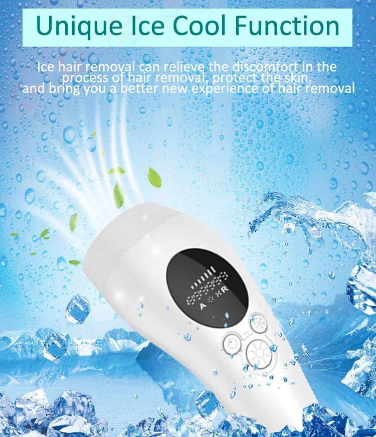 Ready To Ship Wireless Permanent Penis Laser Ice Cool Rosacea Enzo Epilateur Touch Beauty Black Ipl Hair Removal For Men