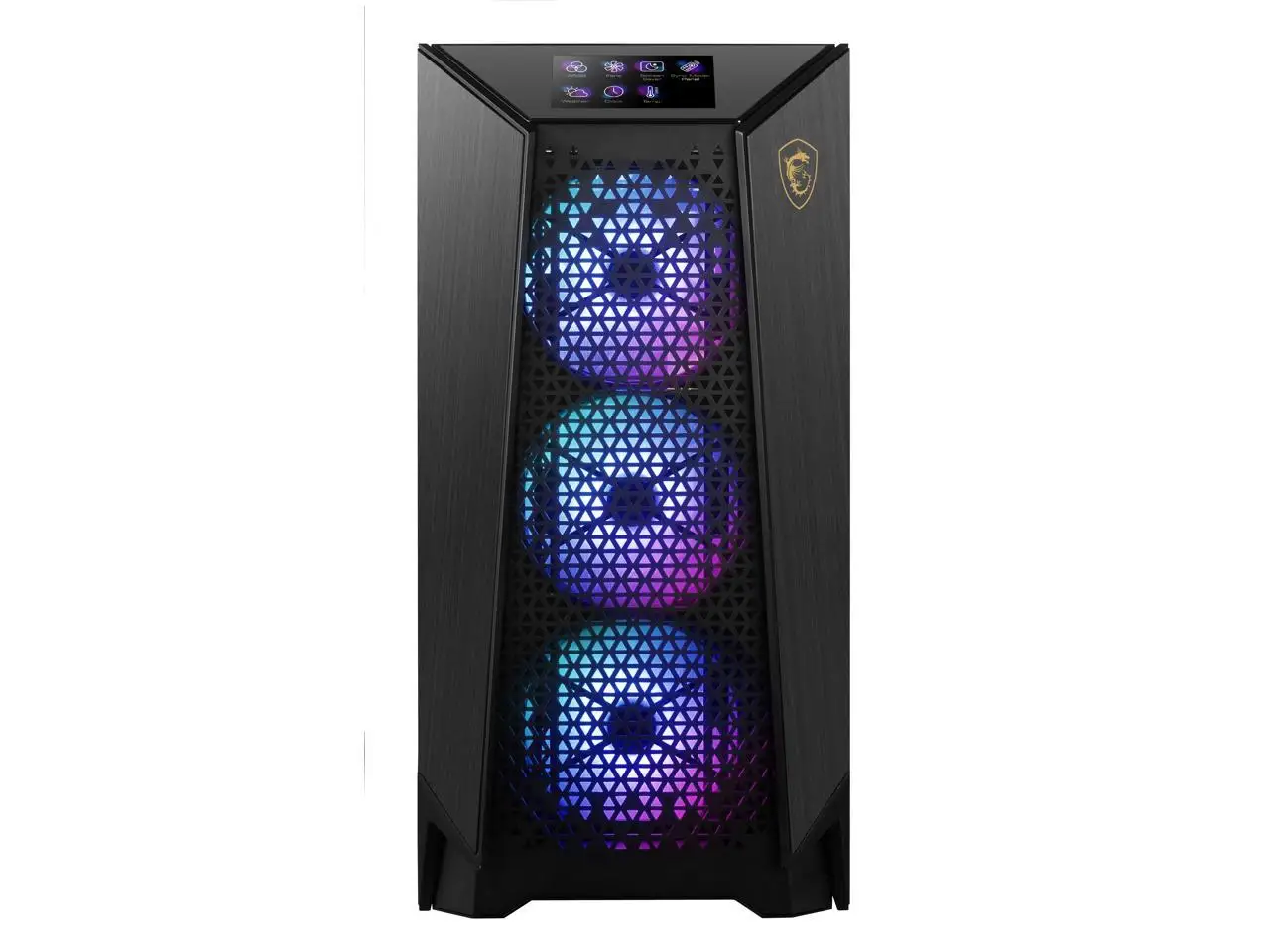 MSI PROSPECT 700R черная сталь/закаленное стекло ATX Mid Tower чехлы-4 аргб Вентиляторы-4 3