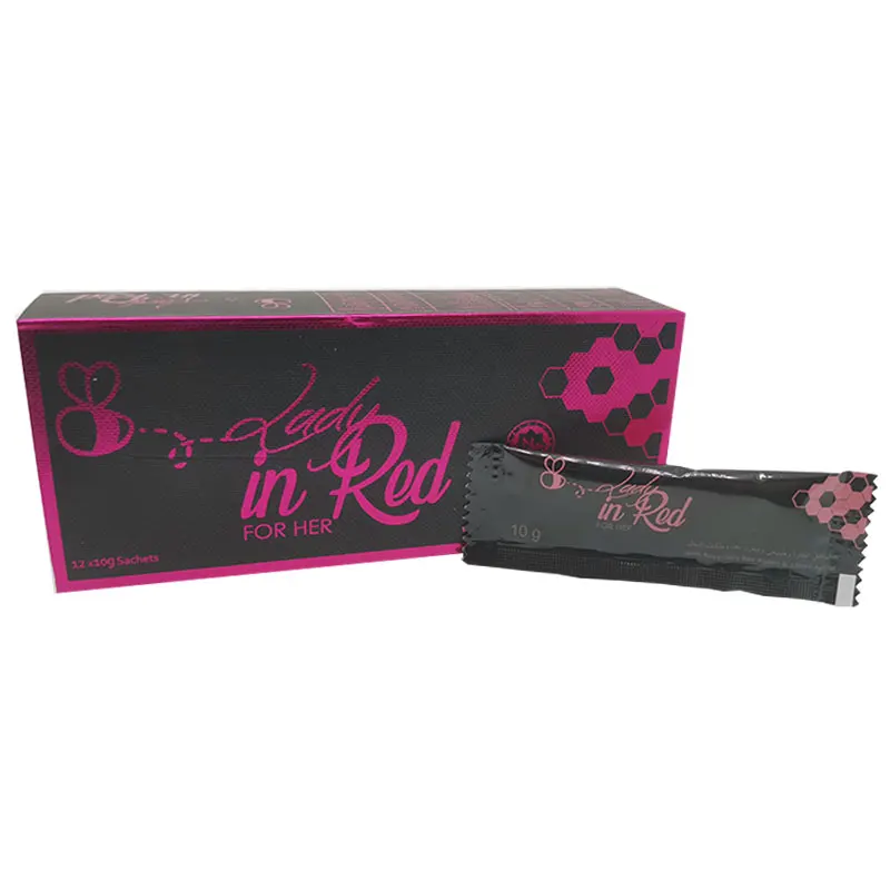 Topx 100% чистая медовая леди в красном для ее меда для большей силы